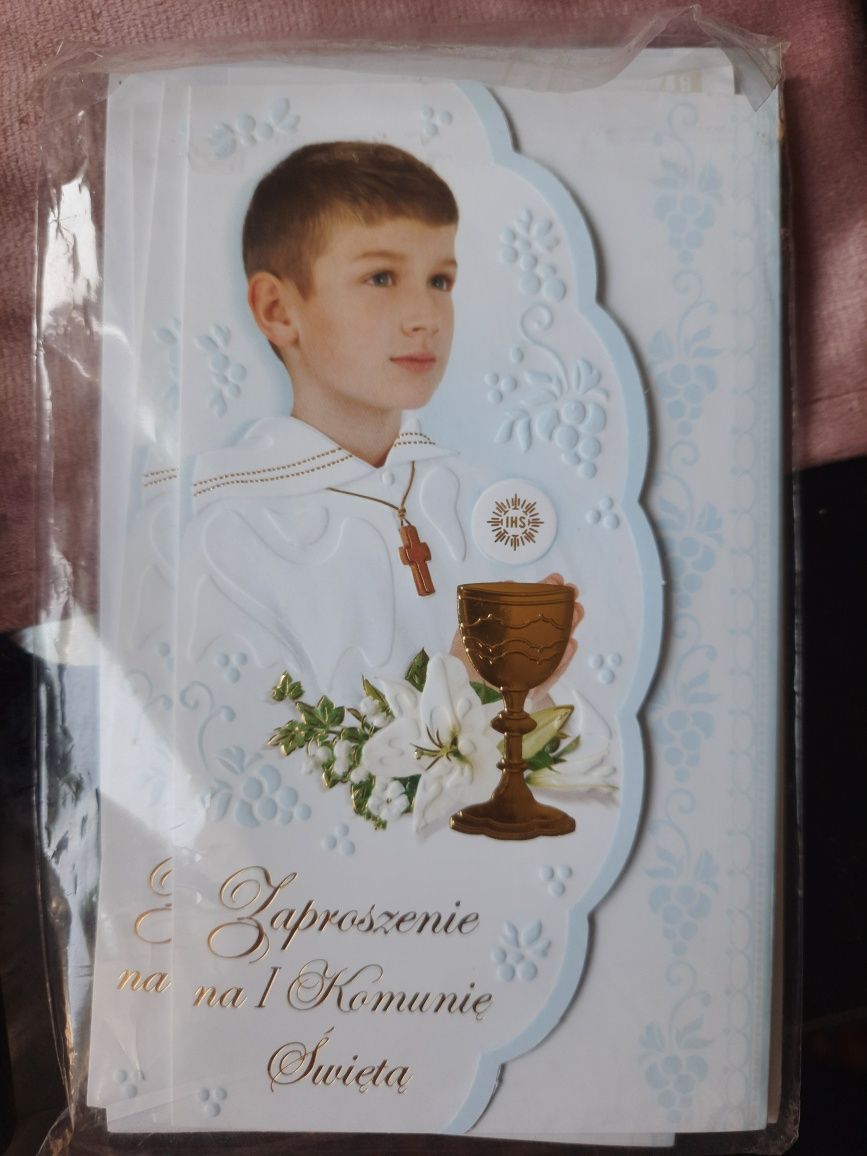 Zaproszenia komunijne komunia święta