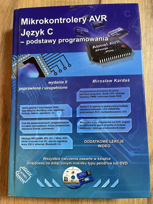 Książka Mikrokontrolery AVR Jezyk C  Mirosław Kardaś