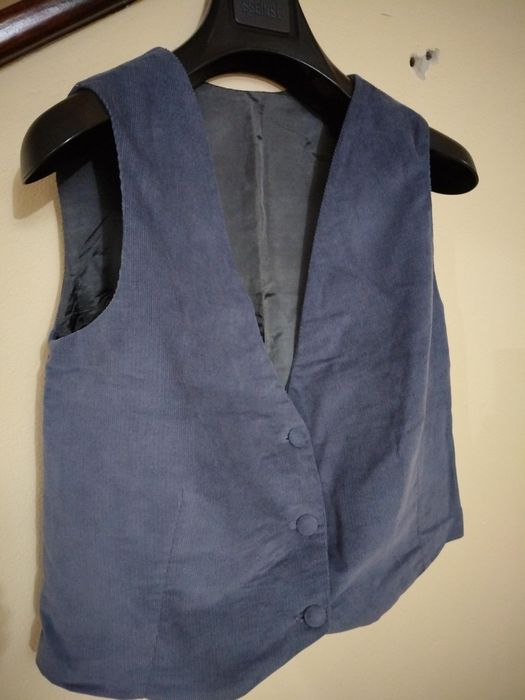 Colete de bombazine fina