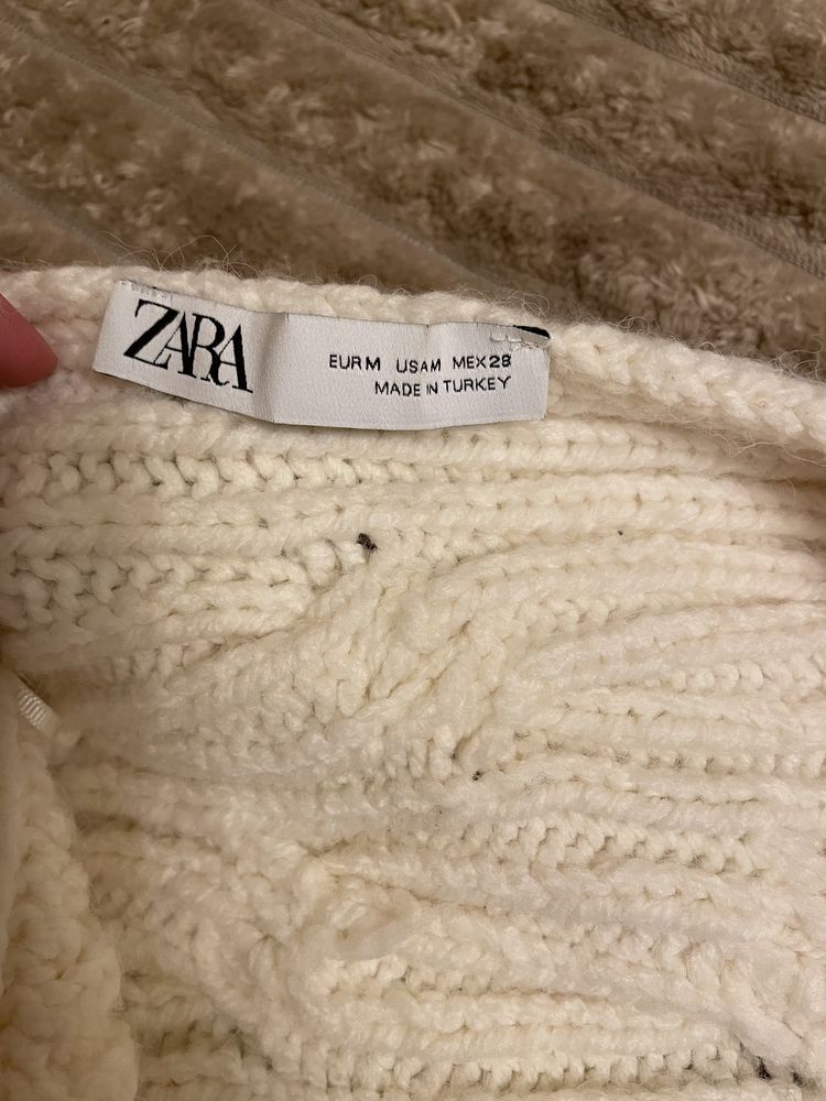 Сведр, кардиган об’ємної вʼязки Zara, ідеально на весну