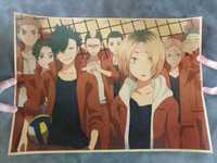 Komplet plakatów 3szt z haikyuu, anime