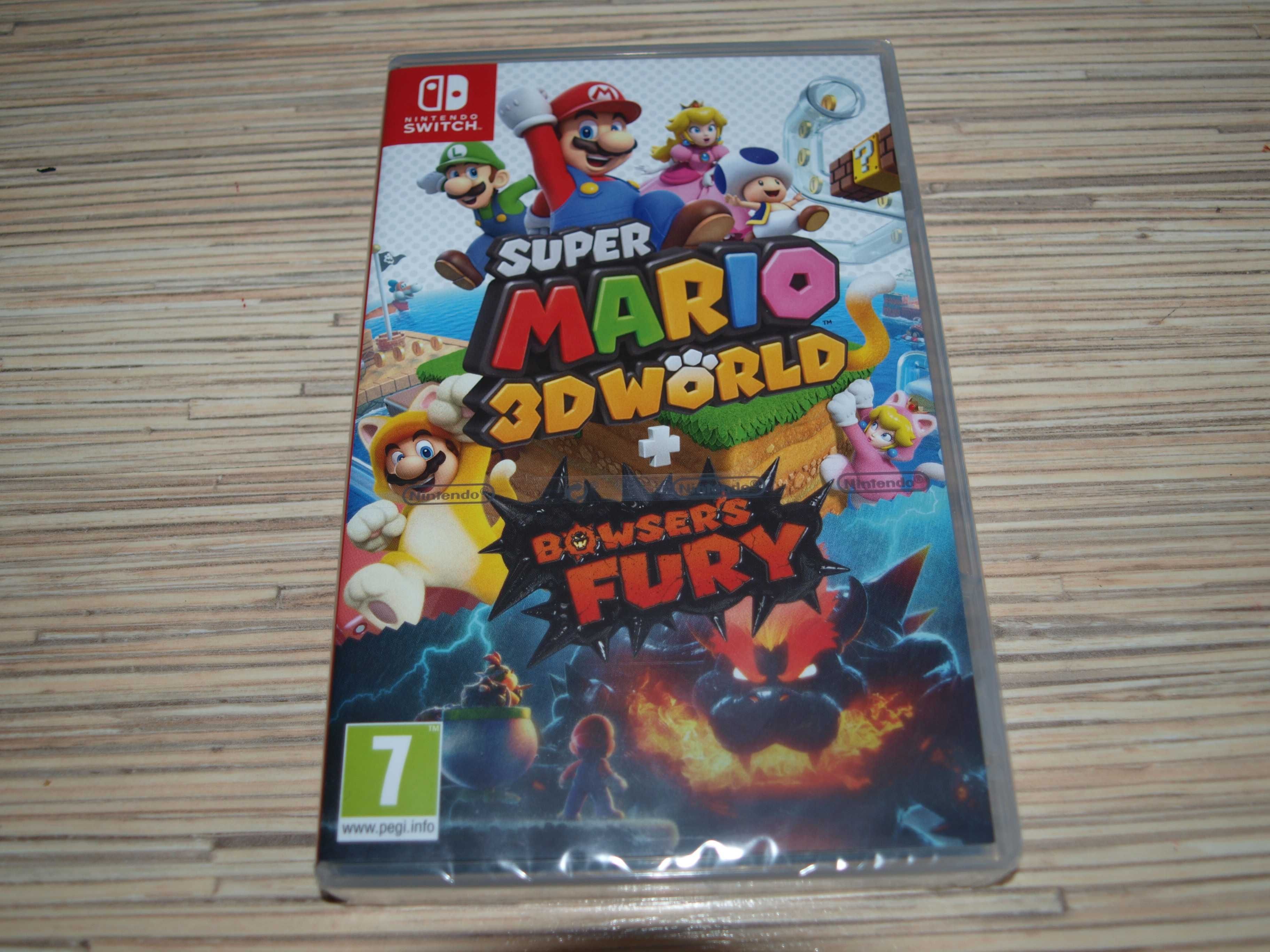 Gra Super Mario 3D World + Bowser's Fury nintendo Switch nowa folia!!