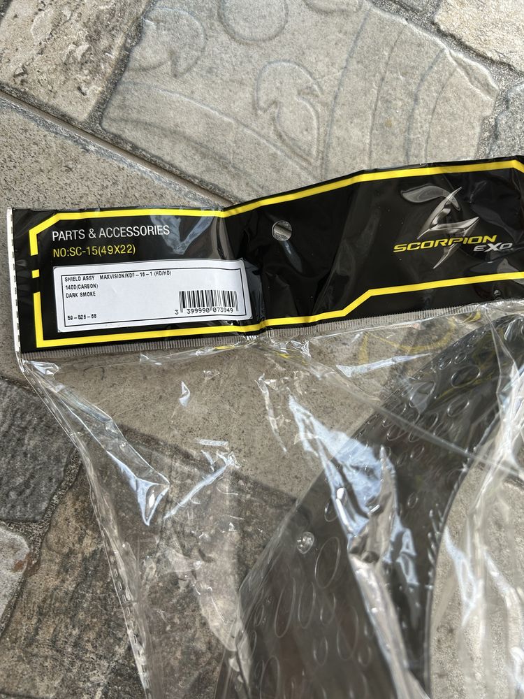 Візор,Скло для Scorpion EXO-1400/EXO-R1/EXO-520/EXO-391 KDF16-1