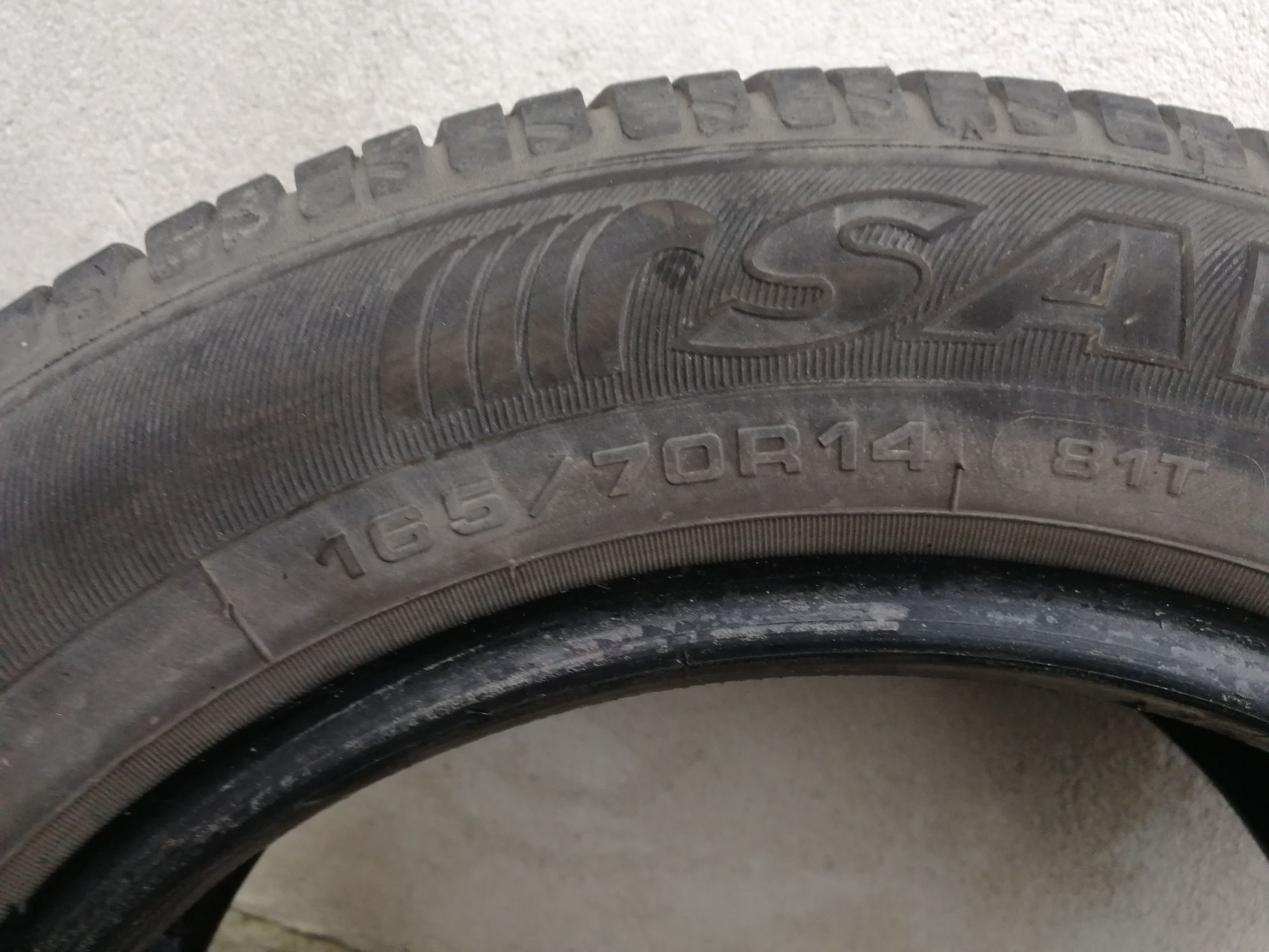 Dwie opony letnie 165/70 r14 2szt