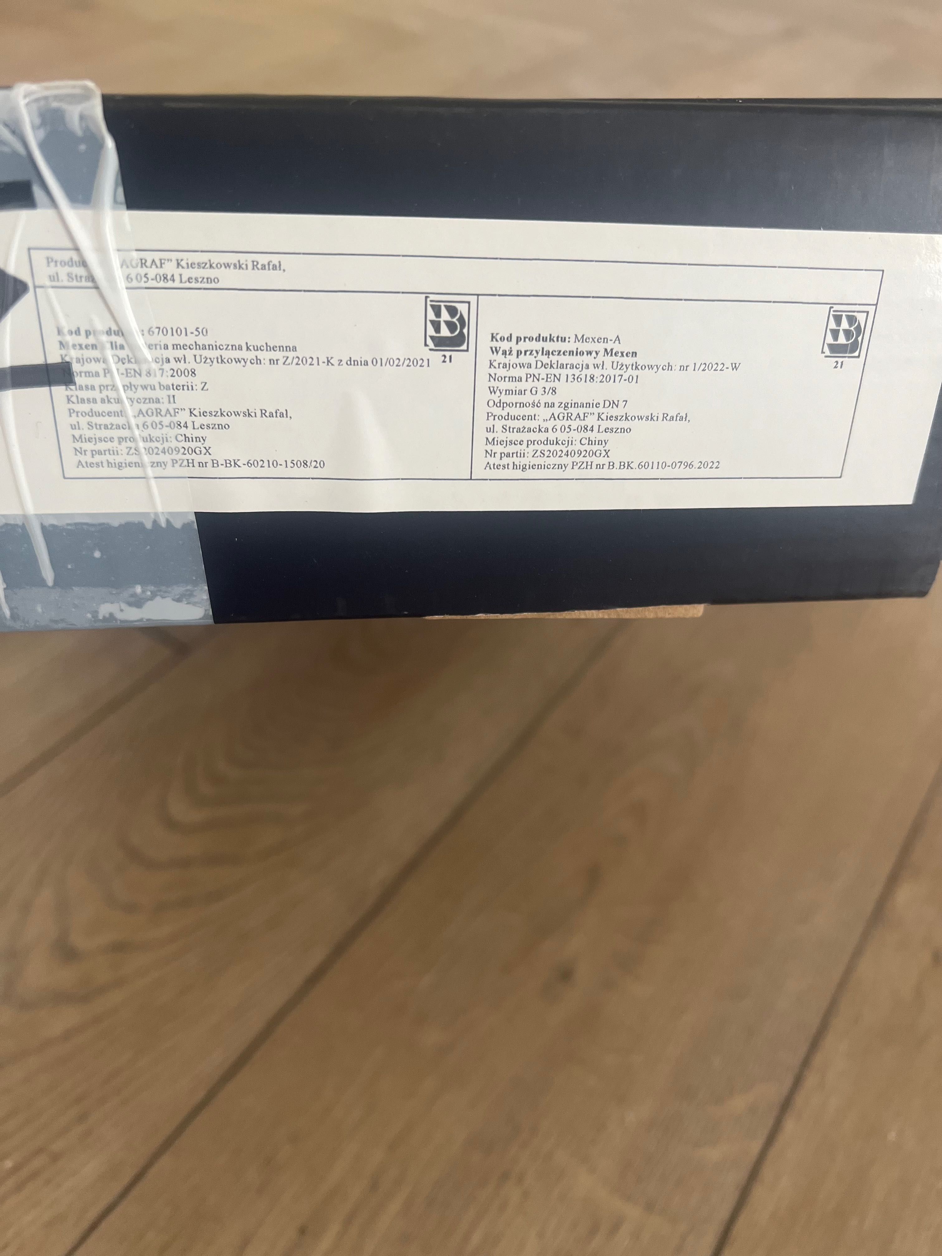 Bateria kuchenna złota Mexen