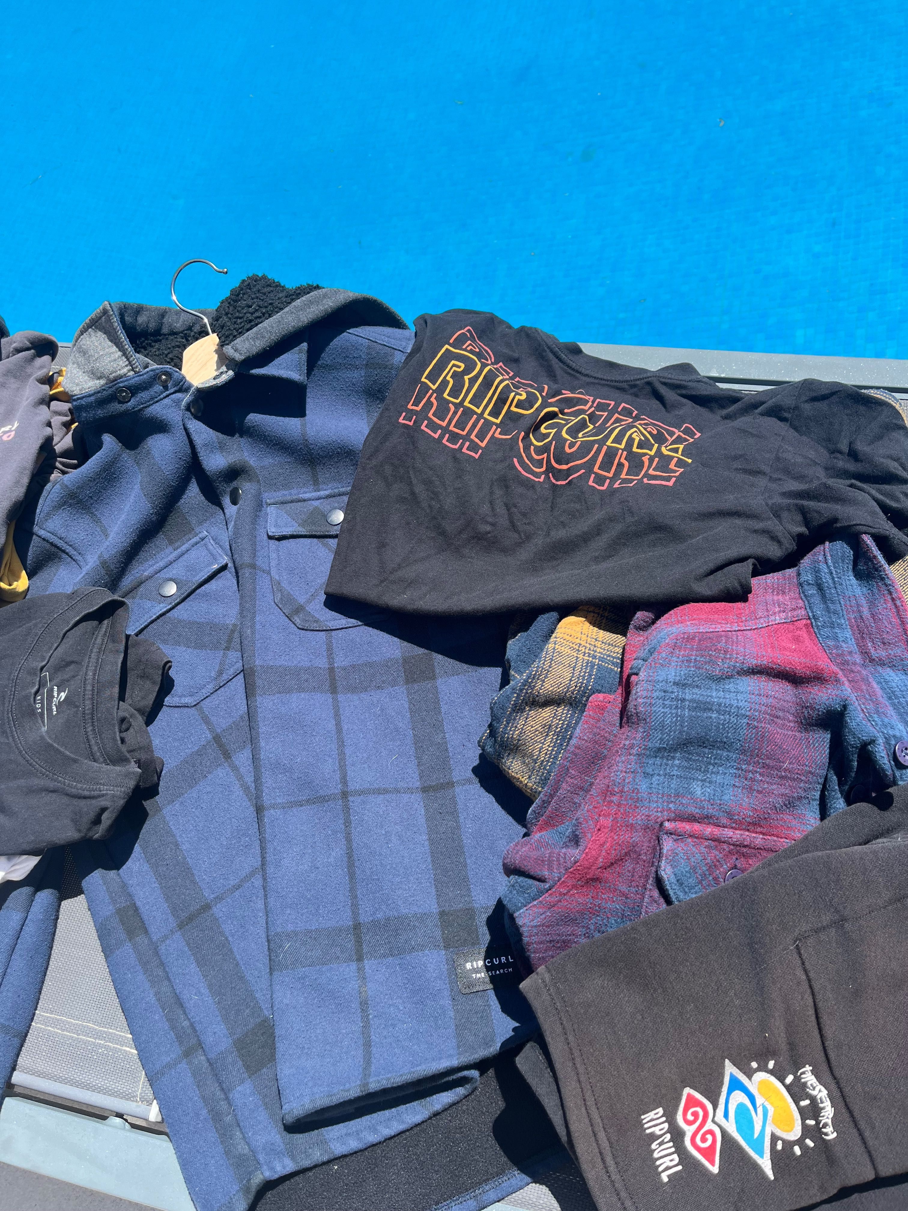 RIP CURL 33 peças para menino 10-12 anos