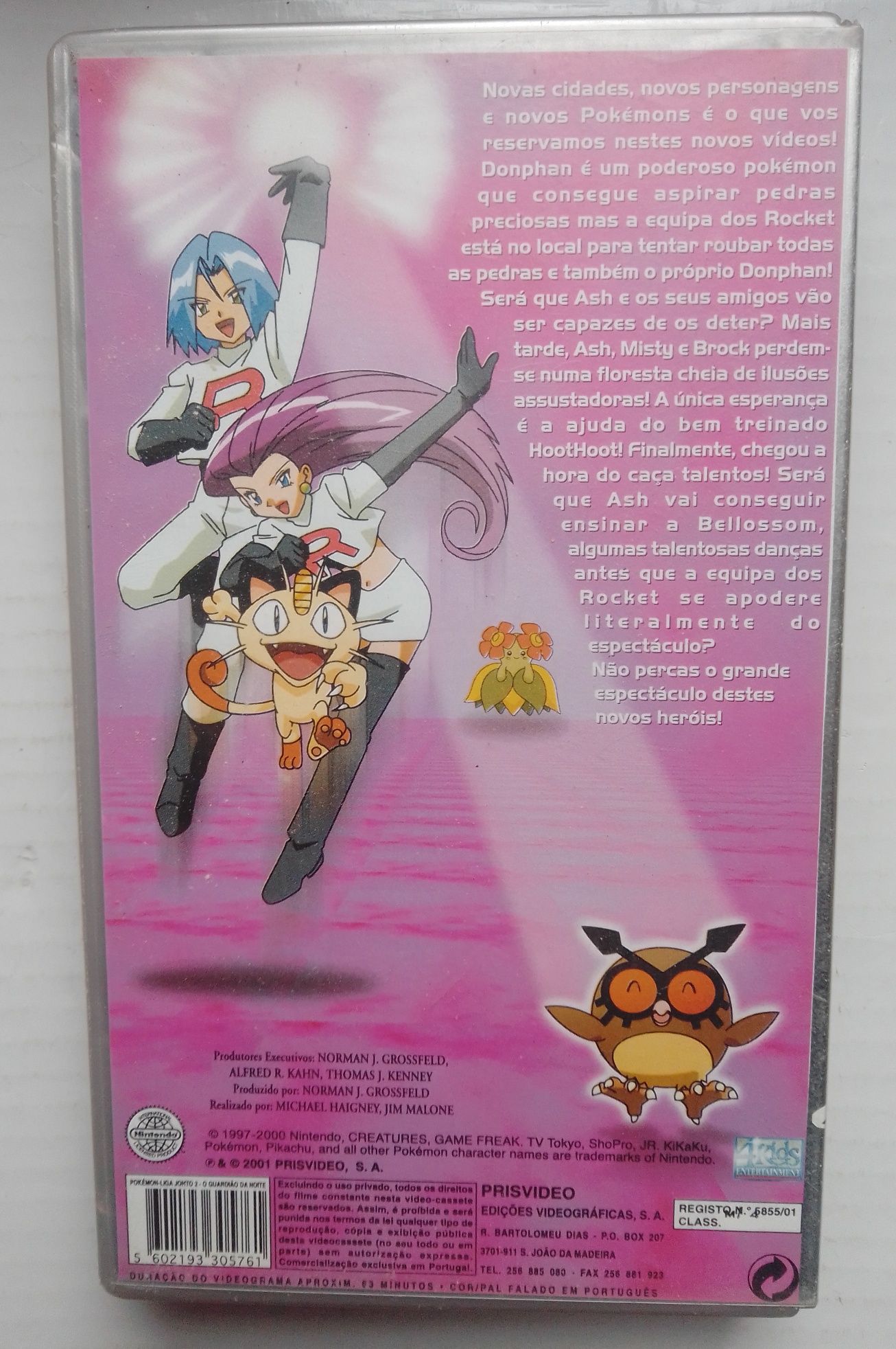 Cassete VHS Pokémon Editio  Silver