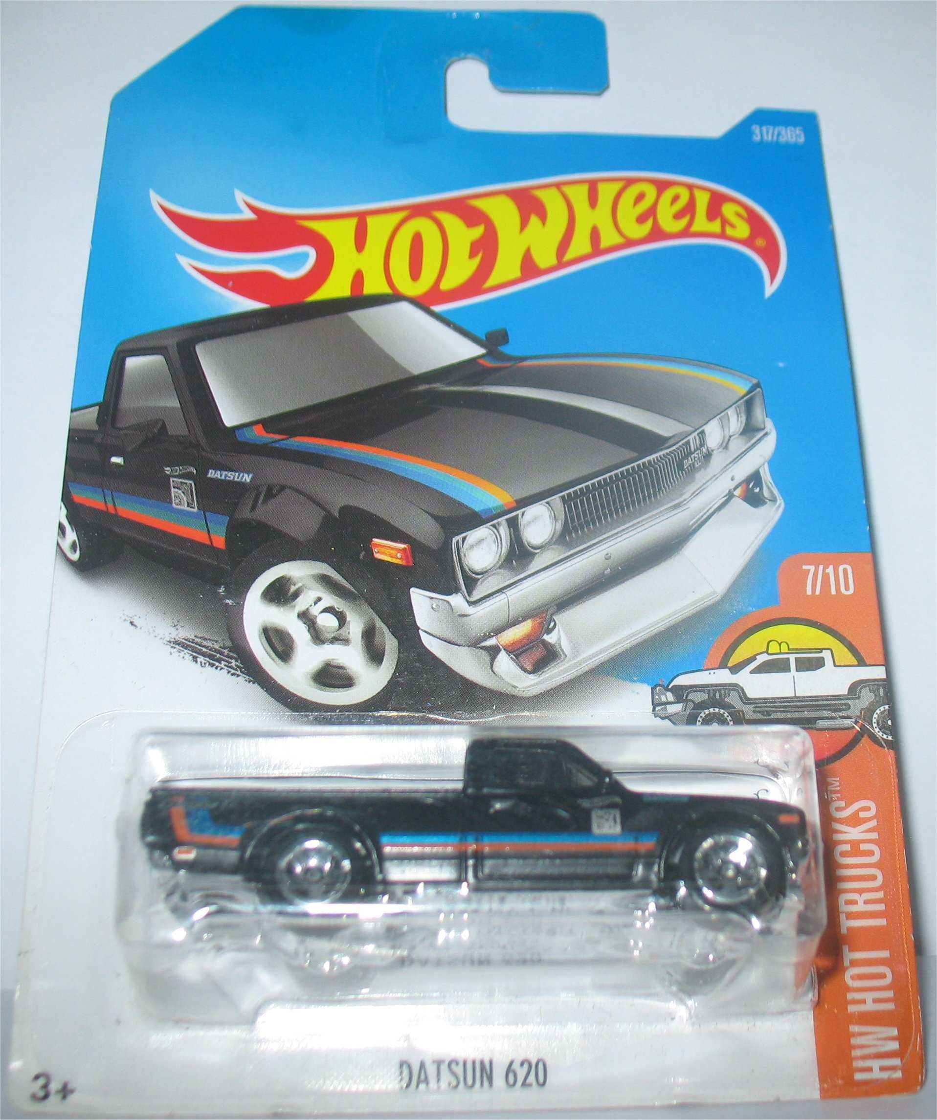 Hot Wheels - Datsun 620 (cartão longo - 2017)