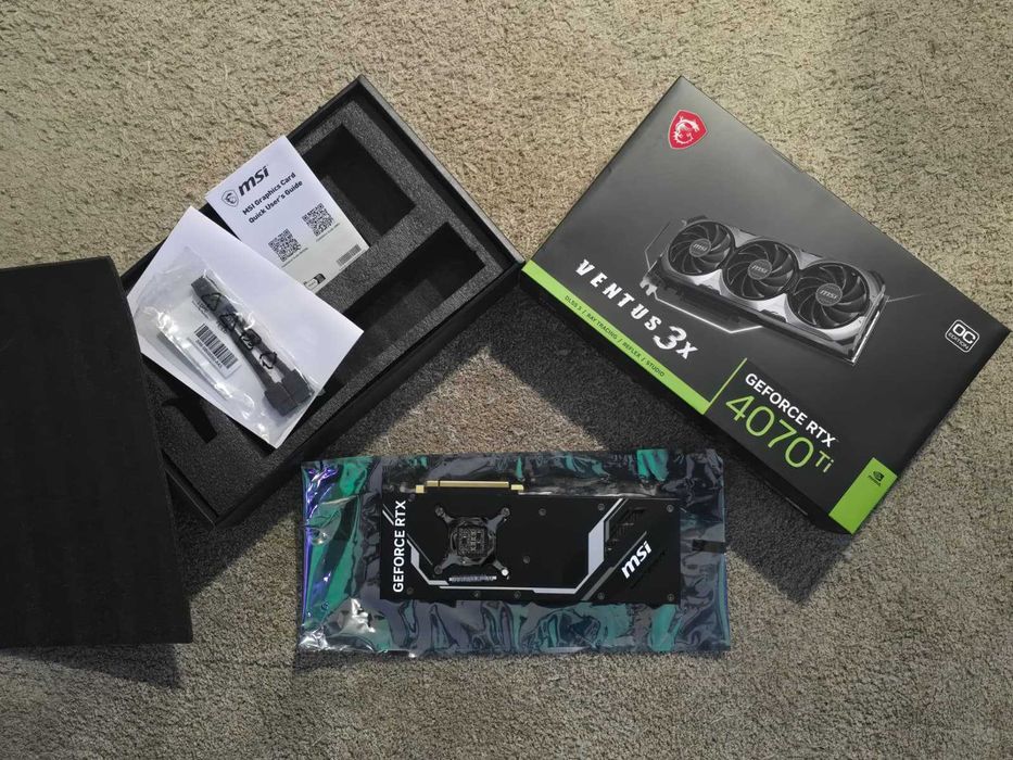 Placa Gráfica RTX 4070 TI 12GB GDDR6X - MSI Ventus 3X OC - GeForce