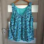 Tankini Bonprix 46/48 usztywniane miseczki TURKUS GRANAT – lato, plaża