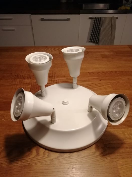 Lampa sufitowa biała IKEA