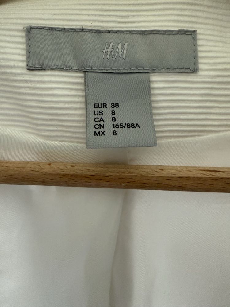 Żakiet lniany H&M, r.36