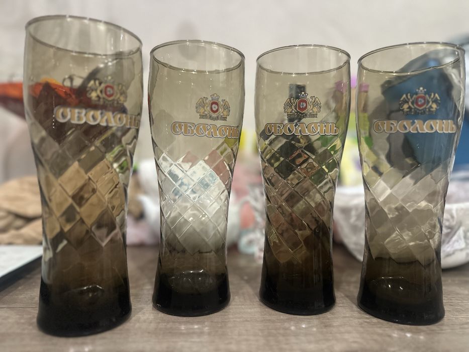 Нові пивні стакани Оболонь 0,5