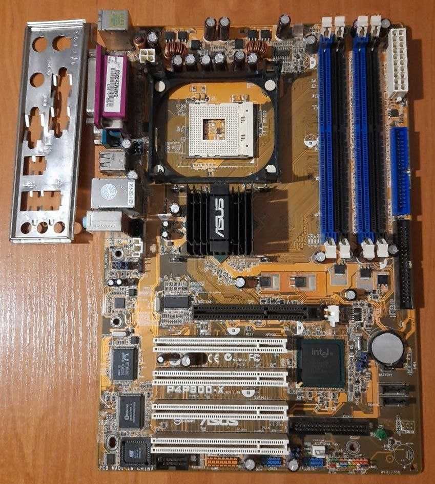 Топ материнська плата 478 сокет Asus P4P800-X, MSI 845PE Тест ОК