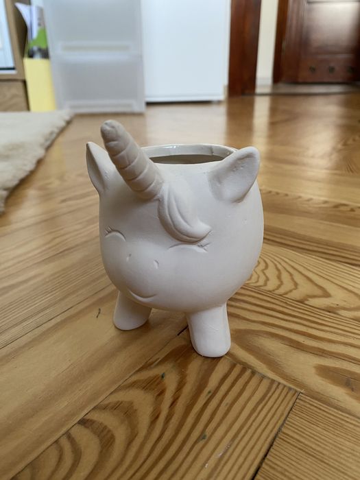 Potteskjuler Flowerpot, doniczka jednorożec do samodzielnego malowania