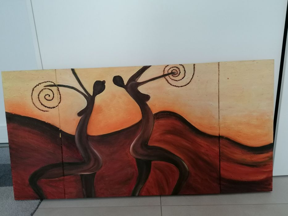 Quadro pintado à mão