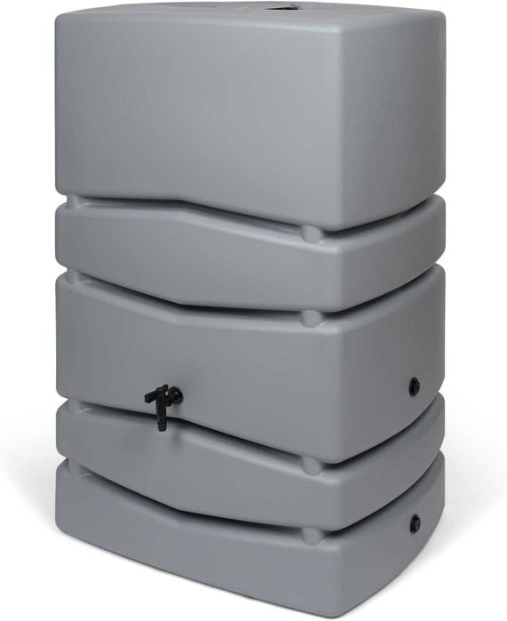 Zbiornik na Wodę Pojemnik na deszczówkę Duży Kreher XXL 450 L szary