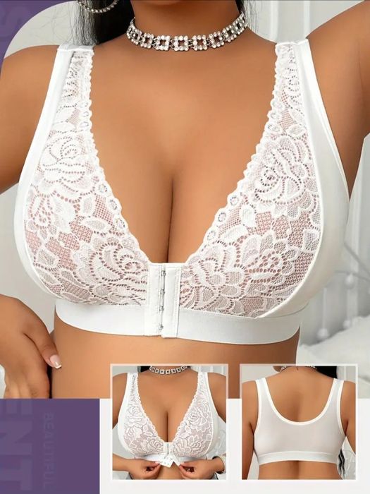 Бюстгальтер білий 3XL