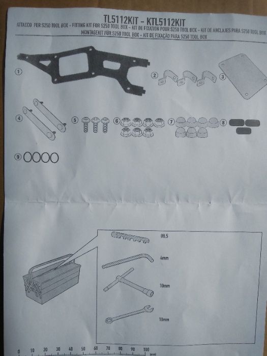 TL5112KIT BMW R1200GS ADV (14>18) R1250GS Givi zestaw montaż. do S250