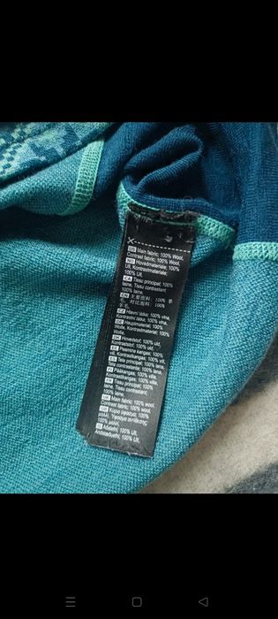 Bluzka z długim rękawem termiczna Kari Traa M/38/10, 100% merino. Budż