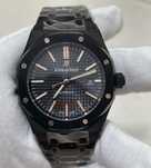 Zegarek czarny AP-Audemars Piguet Royal Oak