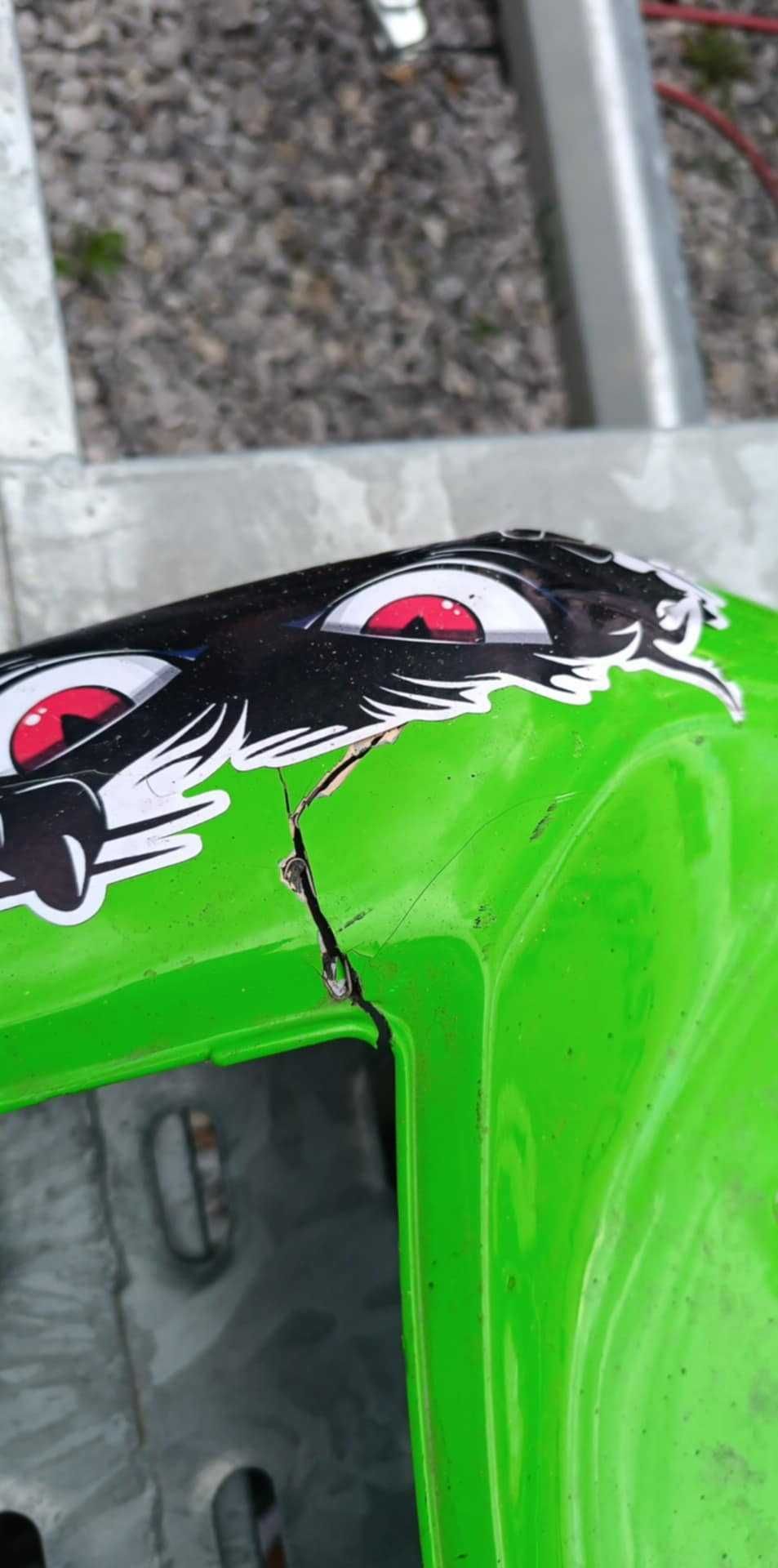 Plastiki Kawasaki zx6r zx-6r 636c 05-06 Owiewki czasza ogon ORYGINAL