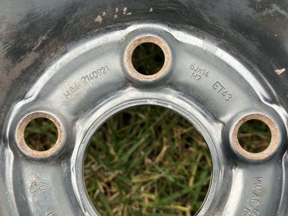 Felgi stalowe 14 cali, 5x100! Seat Ibiza, Škoda Fabia, Volkswagen Polo