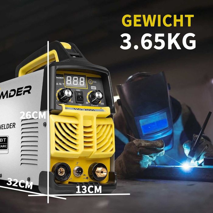 Spawarka TIG200 – 2w1 TIG + MMA