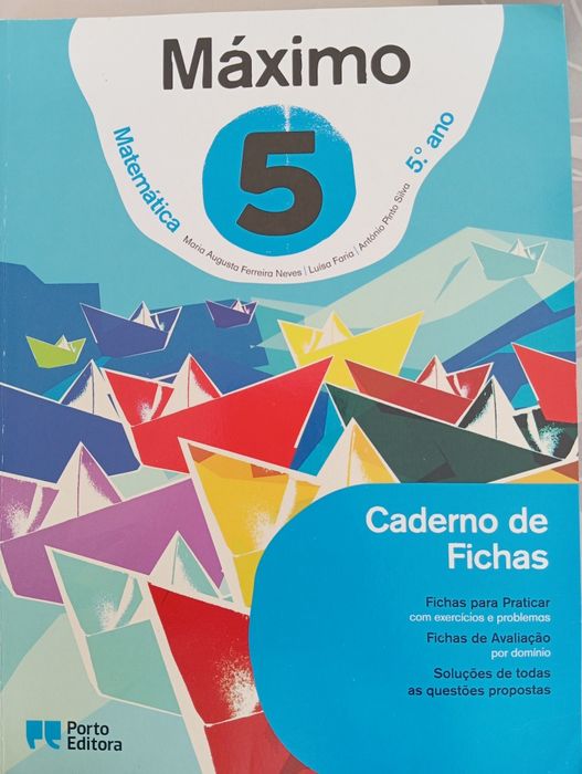 Máximo 5 manuais e caderno de fichas