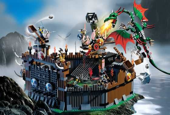 Lego Castle Vikings 7019 Forteca Wikingów