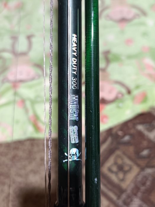 Wędka Madcat Green Heavy Duty / Kołowrotek Delphin mamut