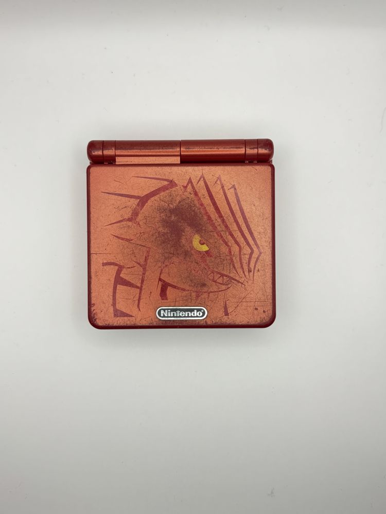 Game Boy Advance SP Edição Especial Pokémon Groudon (AGS-001)