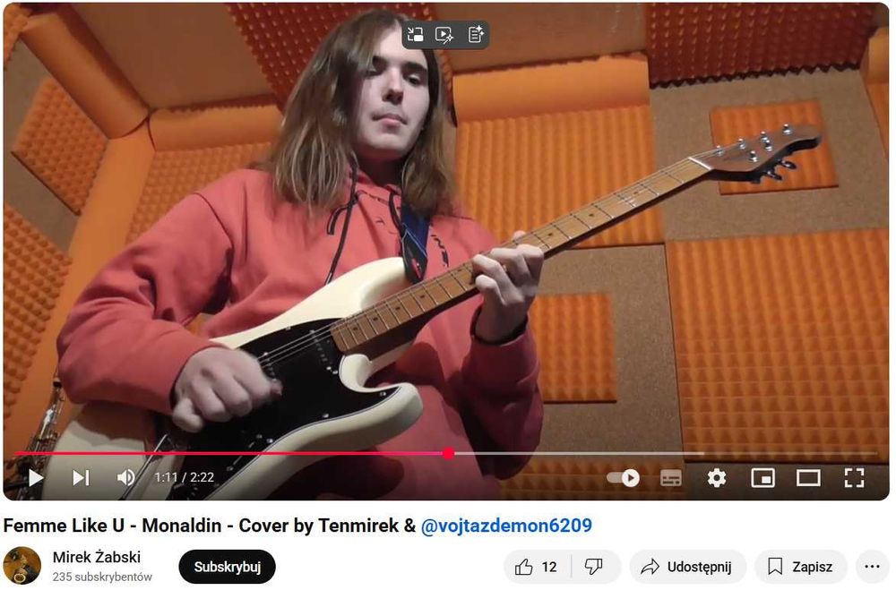 Sterling by Music Man CT50 HSS VC - stan igła