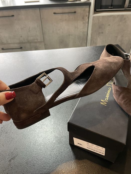 Дуже стильні замш босоножки Massimo Dutti 38-39