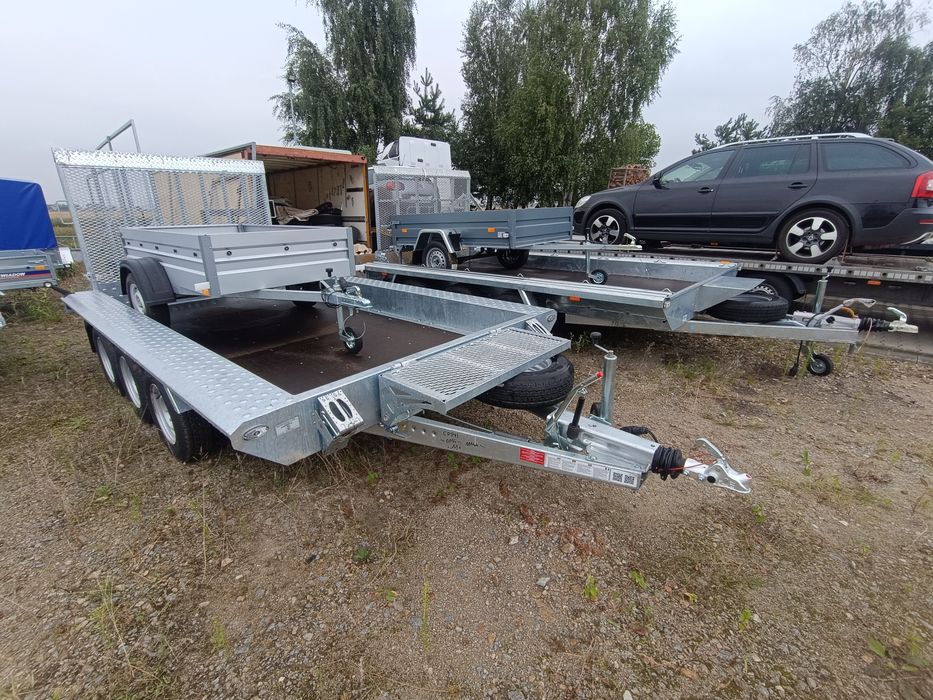 Przyczepa pod minikoparkę 3500kg duża największy wybór w Polsce od ręk