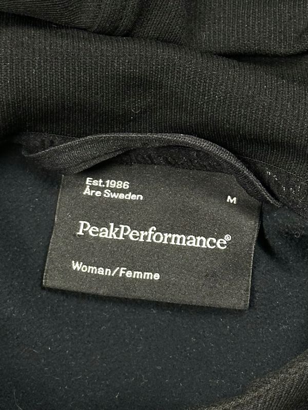 Peak Performance Bluza z Kapturem Hoodie Damska Trekkingowa Logowana r