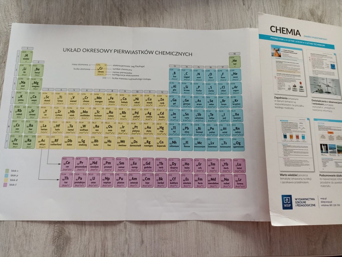 Książka podręcznik do chemii 1