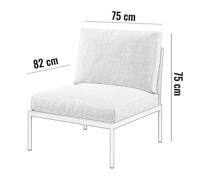 Garden Space -60% Zestaw mebli ARONA-DJ antracyt