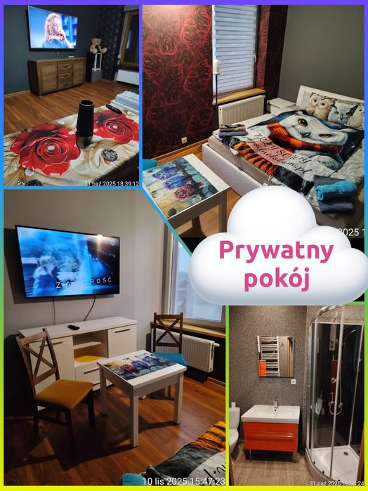 Prywatny pokój do wynajęcia w systemie hotelowym