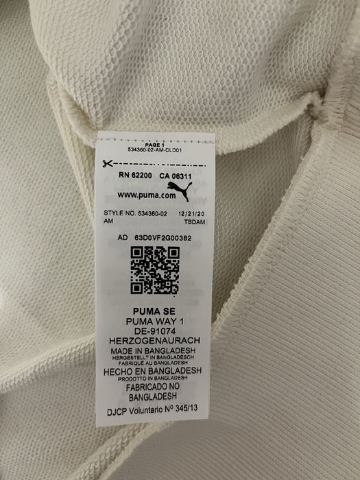 Жіноча худі puma clsx pop pullover white casual outerwear 534360-02