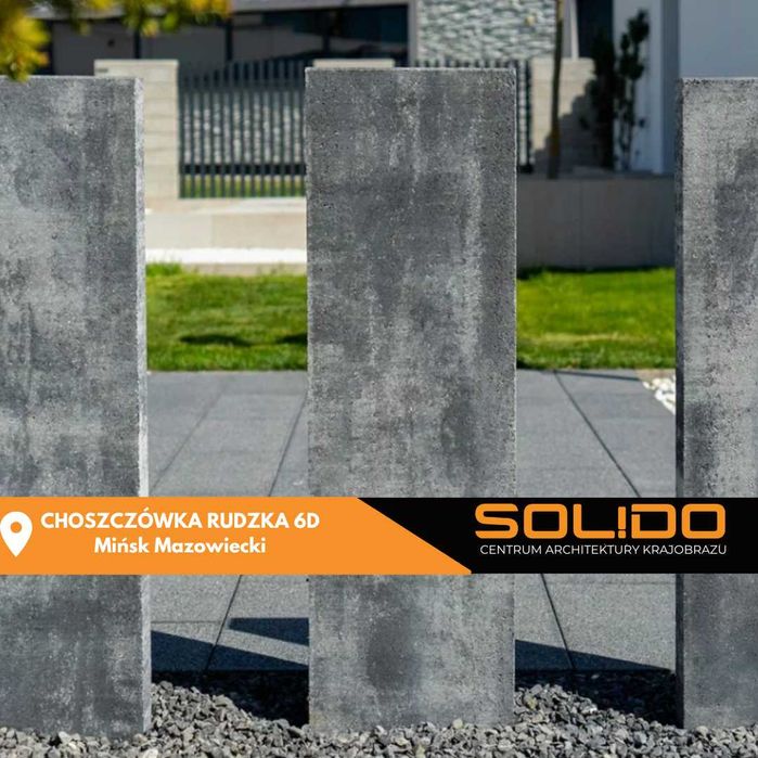 Palisada presto / obrzeża/ palisady ogrodowe GRAFIT