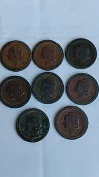 8 moedas de 5 centavos