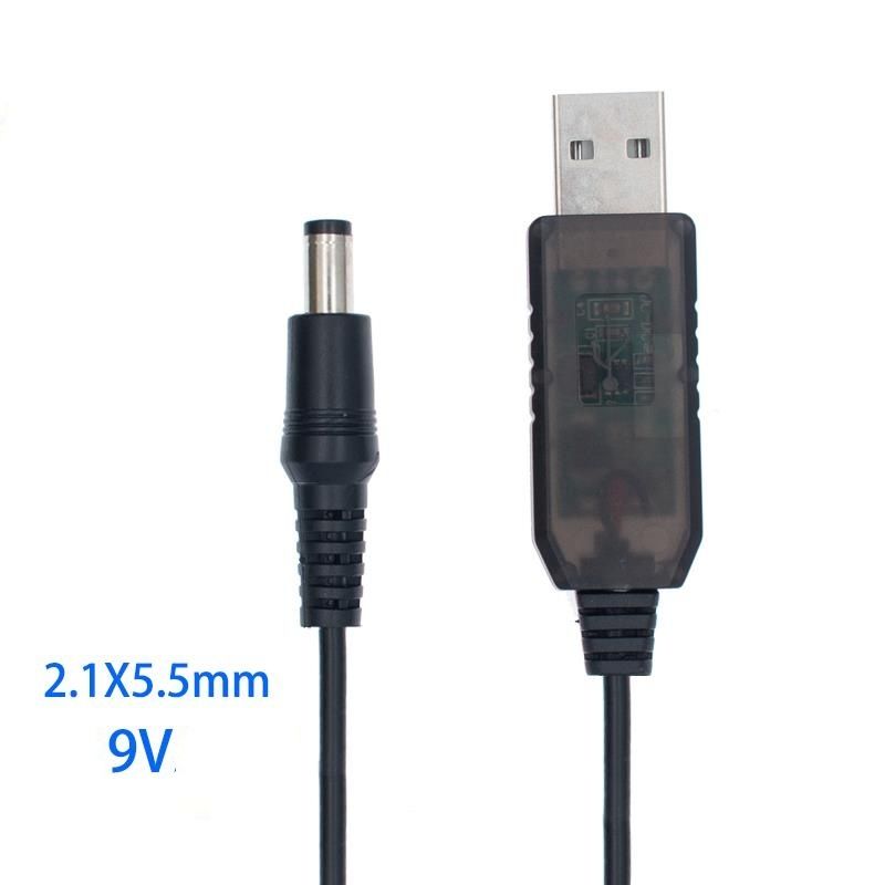 USB кабель для роутера с преобразователем  с 5V на 9V,12V (Powerbank)