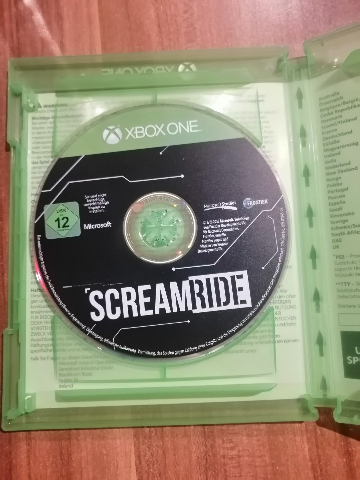 Screamride wersja De