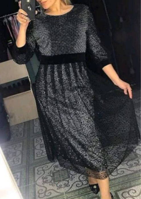 Сукня нарядна з люрексом  48-50