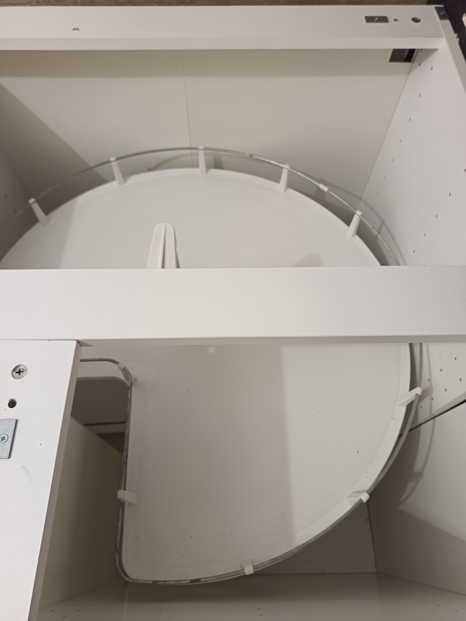 Szafka narożna wraz z karuzelą IKEA Metod +Utrusta