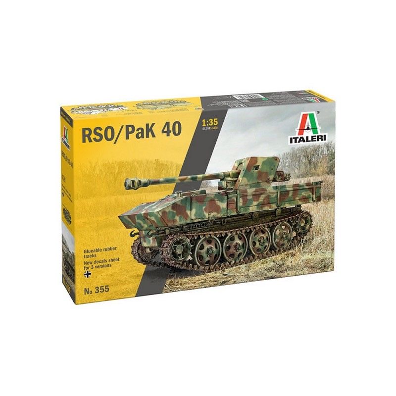 Czołg Italeri 0355 model 1:35 RSO / PAK-40