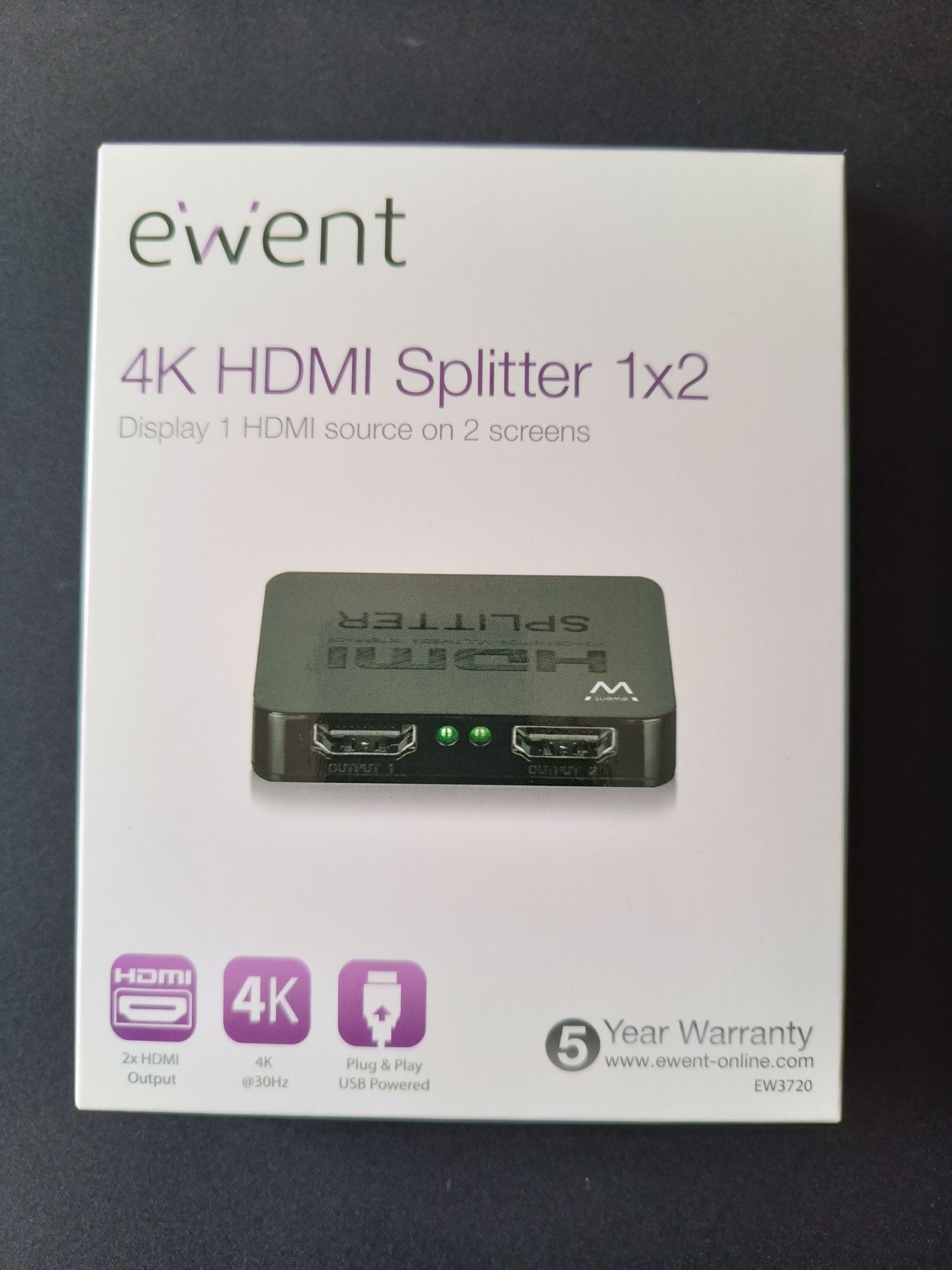 HDMI Splitter 4K ewent