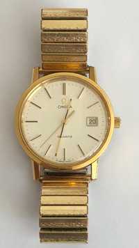 Omega Quartz, stan idealny, piękny zegarek męski z datą