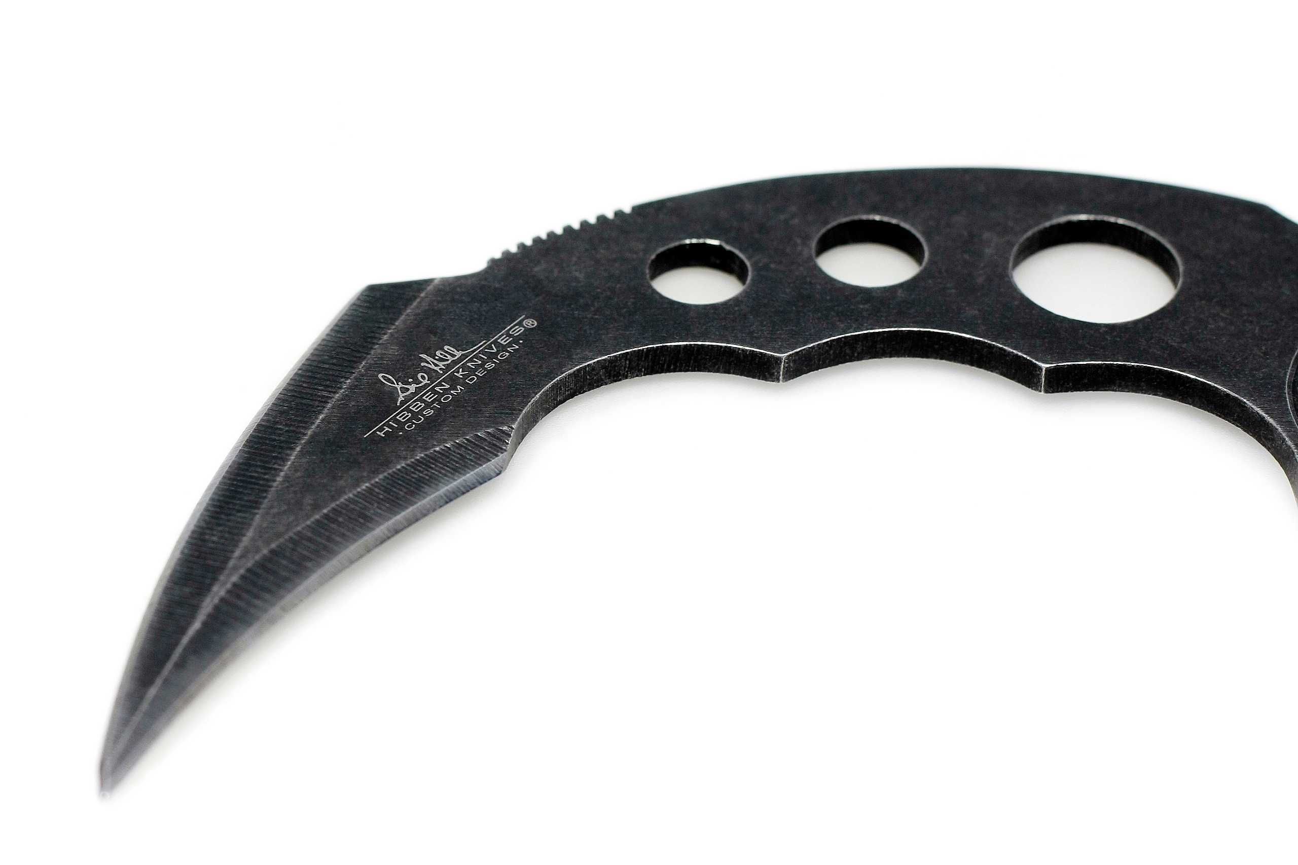 Nóż KARAMBIT PAZUR Hibben Claw II TAKTYCZNY stonewash Etui